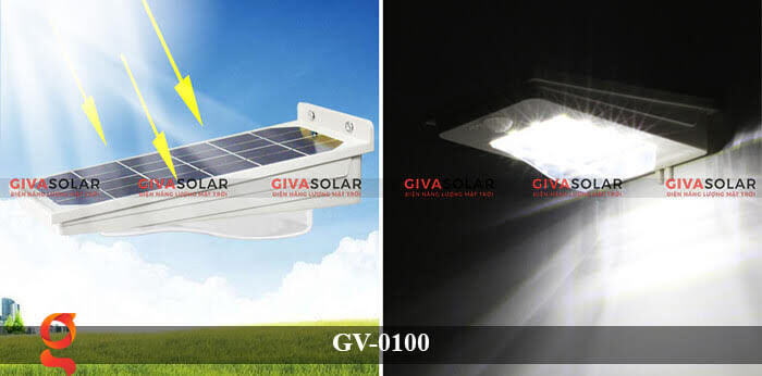 Đèn treo tường trang trí năng lượng mặt trời GV-0100 9