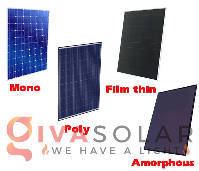 Các loại pin năng lượng mặt trời