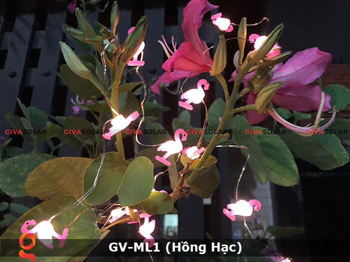 Dây đèn led trang trí mẫu hình Hồng Hạc GV-ML1 3