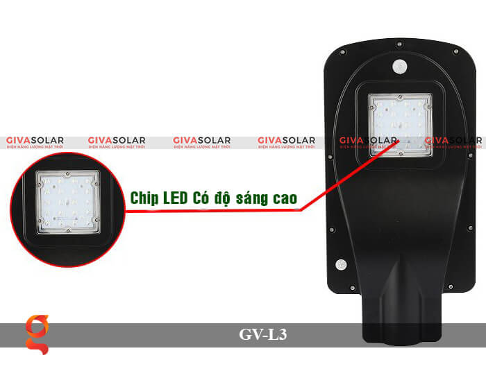 Đèn đường năng lượng mặt trời có cảm biến GV-SM-L3 20W 1