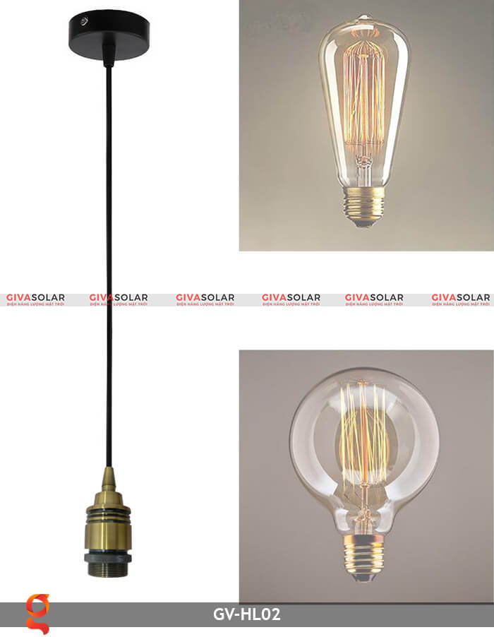 Chuôi dây đèn trang trí bulb kiểu thả GV-HL02 5
