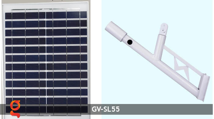 Bộ đèn đường năng lượng mặt trời nguyên set GV-SL55 19