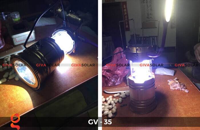 Đèn Pin năng lượng mặt trời GV-HL35 1
