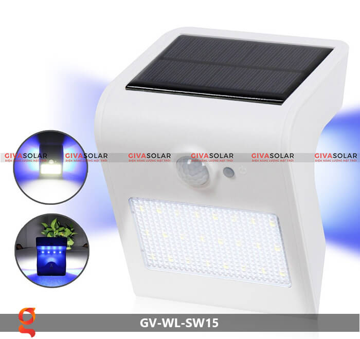Đèn năng lượng mặt trời ốp tường GV-WL-SW15 1