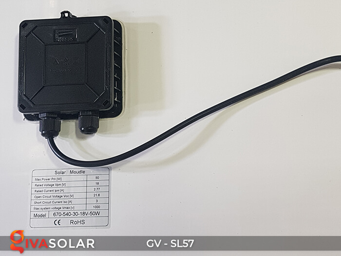 Đèn đường Led chạy năng lượng mặt trời GV-SL57 9