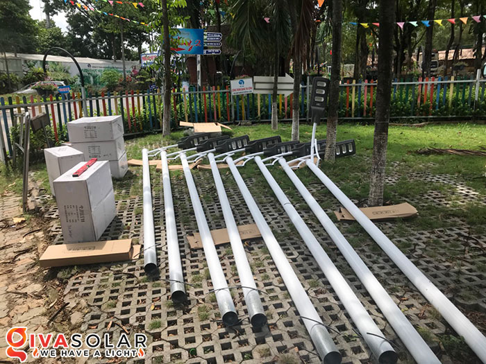 Lắp đặt hệ thống đèn Solar chiếu sáng ở Khu du lịch Bửu Long, Đồng Nai 3