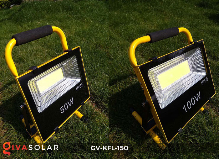 Đèn pha sạc LED COB GV-KFL-150 1