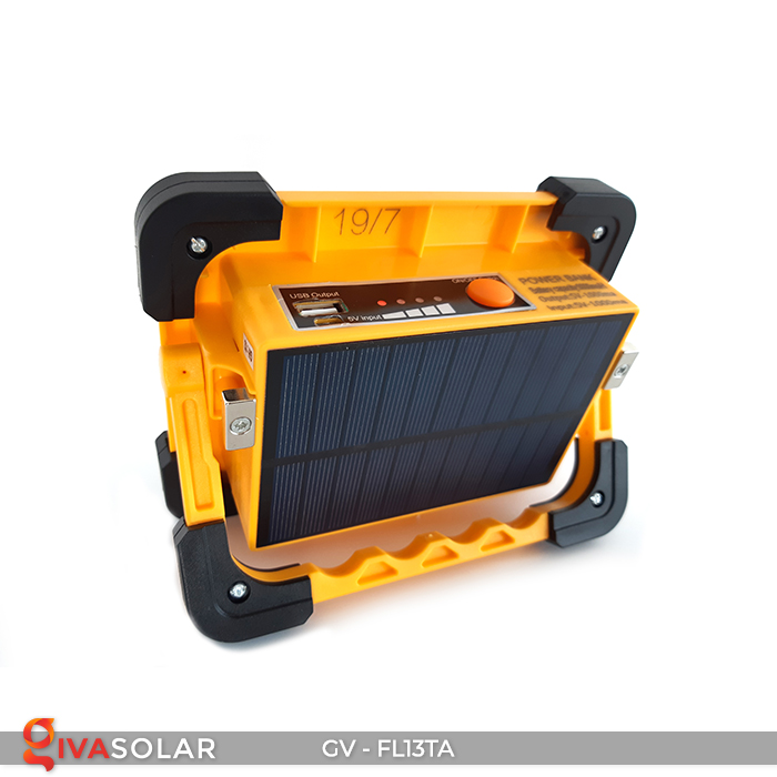 Đèn pha sạc mini năng lượng mặt trời GV-FL13TA 7