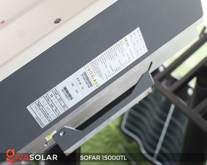 Inverter hòa lưới điện mặt trời Sofar 15000TL 6