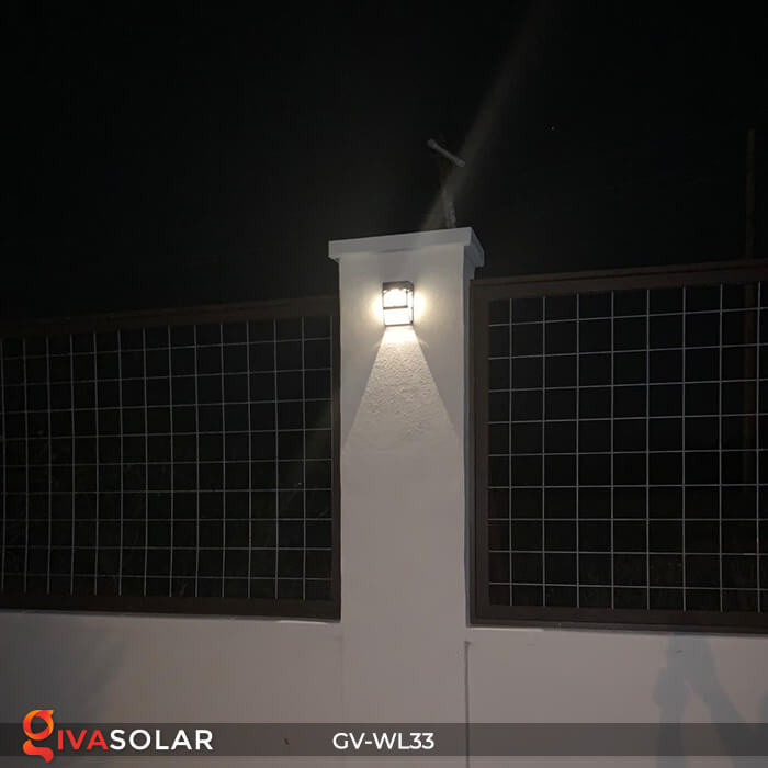 Đèn gắn tường trang trí năng lượng mặt trời GV-WL33 4