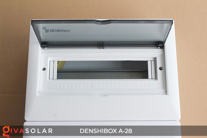 Tủ điện năng lượng mặt trời Denshibox AP-28 28 đường 5