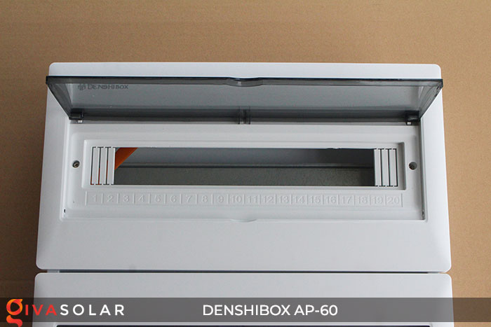 Tủ điện năng lượng mặt trời Denshibox AP-60 60 đường 5