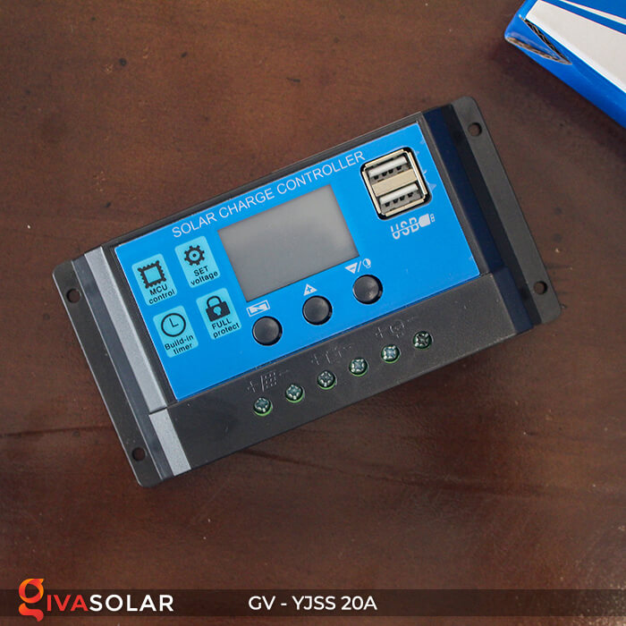 Bộ điều khiển sạc năng lượng mặt trời GV-YJSS-20A 5