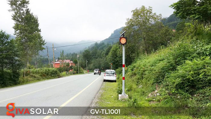 Đèn LED cảnh báo giao thông năng lượng mặt trời GV-TL1001 12