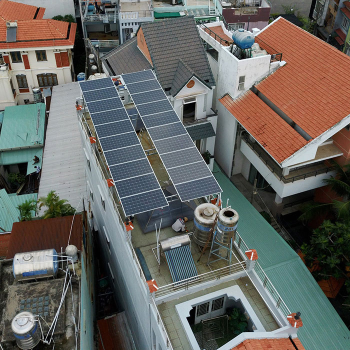 dự án hòa lưới điện mặt trời 8KW Anh Thông Tân Phú 3