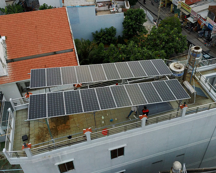 dự án hòa lưới điện mặt trời 8KW Anh Thông Tân Phú 4