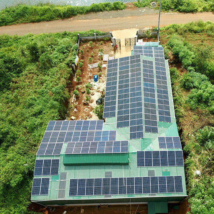 dự án điện mặt trời hòa lưới 60KW cho chị Hà ở Đắk Nông 10