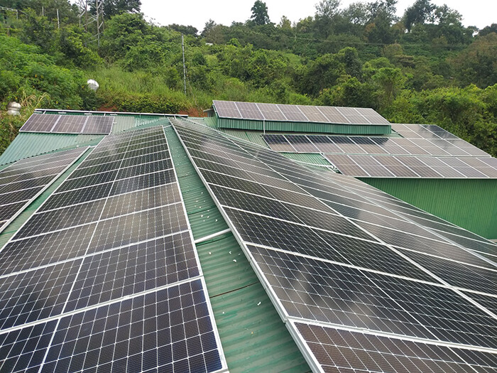 dự án điện mặt trời hòa lưới 60KW cho chị Hà ở Đắk Nông 11