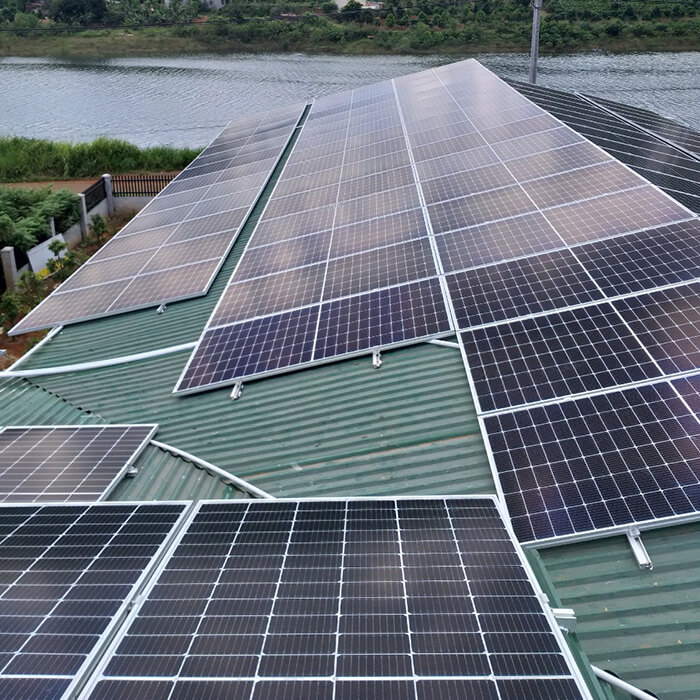 dự án điện mặt trời hòa lưới 60KW cho chị Hà ở Đắk Nông 12