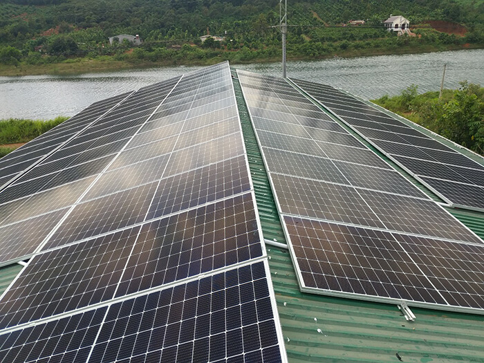 dự án điện mặt trời hòa lưới 60KW cho chị Hà ở Đắk Nông 13