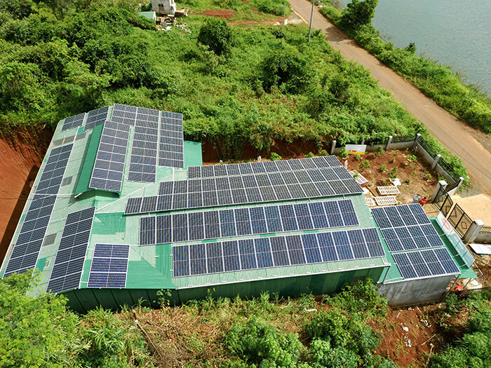 dự án điện mặt trời hòa lưới 60KW cho chị Hà ở Đắk Nông 4