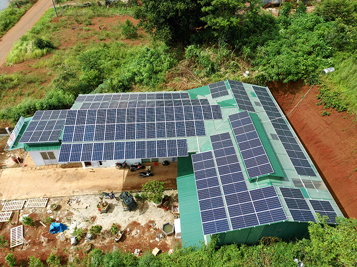 dự án điện mặt trời hòa lưới 60KW cho chị Hà ở Đắk Nông 5