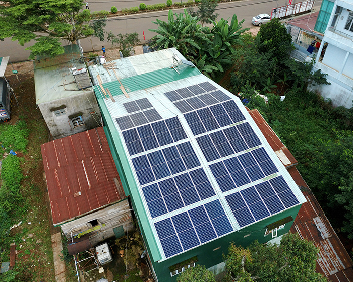 Hệ thống điện mặt trời hòa lưới 20KW cho anh Lĩnh đắk nông 7