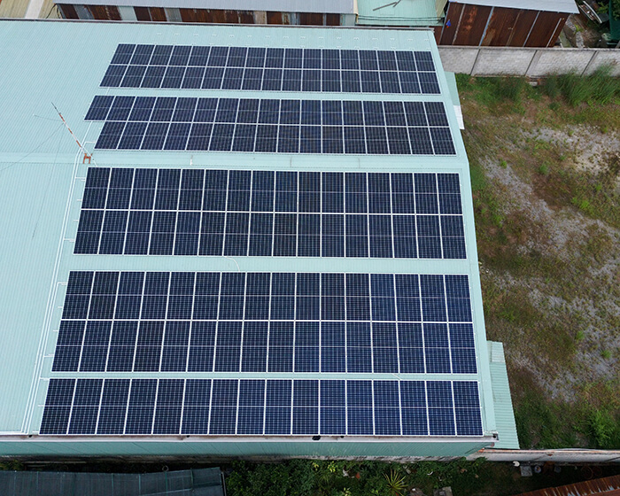 hệ thống điện mặt trời cho nhà xưởng 65KW của anh Ngôn ở Củ Chi 8