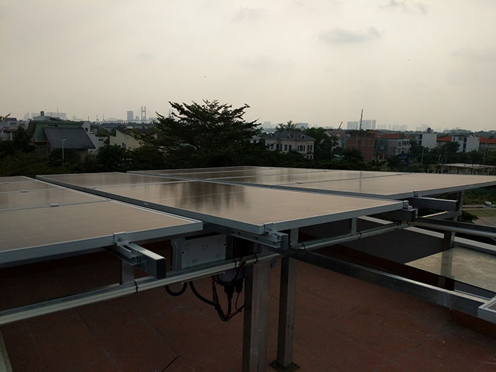 Bàn giao dự án điện mặt trời hòa lưới bám tải 5.5KWp cho chị Vân ở Quận 2 4
