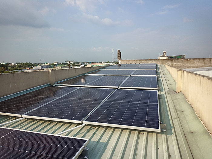 Thi công hoàn thành dự án điện mặt trời 8.4KWp ở Hóc Môn 1