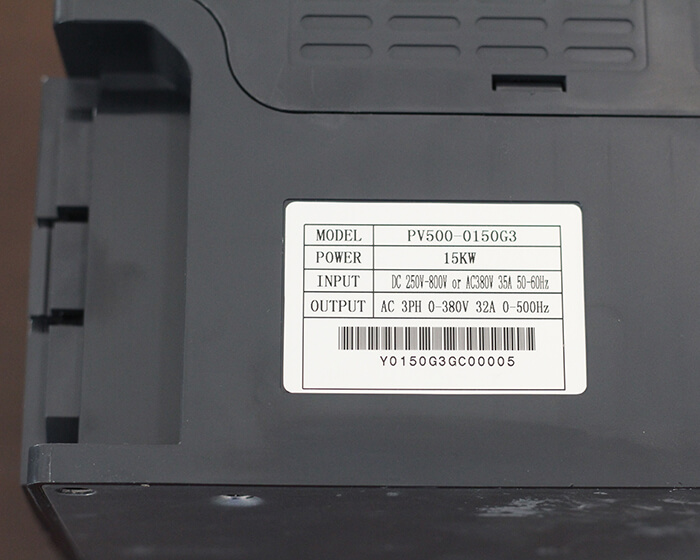 Inverter PV500-0150G3 15KW cho hệ thống bơm 20HP 6