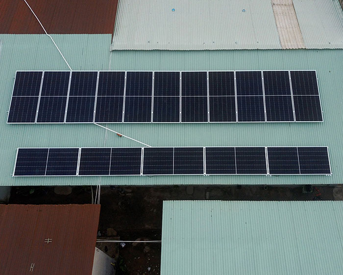 Lắp điện mặt trời cho nhà trọ 7.3KW ở Đồng Nai 3