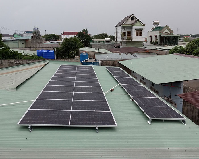 Lắp điện mặt trời cho nhà trọ 7.3KW ở Đồng Nai 4