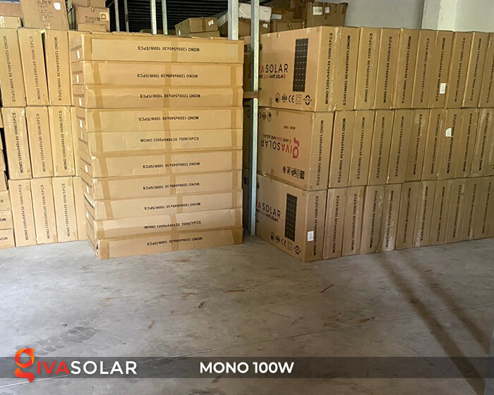 Tấm pin năng lượng mặt trời Mono 100W 17