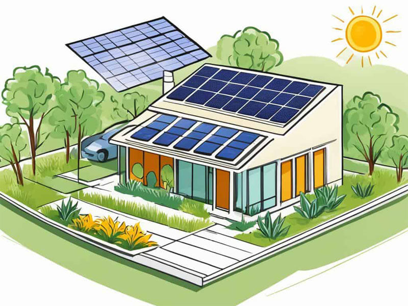 So sánh giá trị tài sản giữa bất động sản có và không có điện mặt trời
